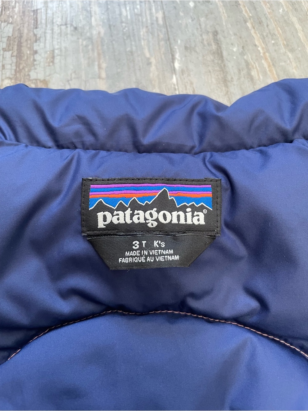 Patagonia Girl’s 3T Waterfowl Feather Down Filled Vest - Picture 5 of 7